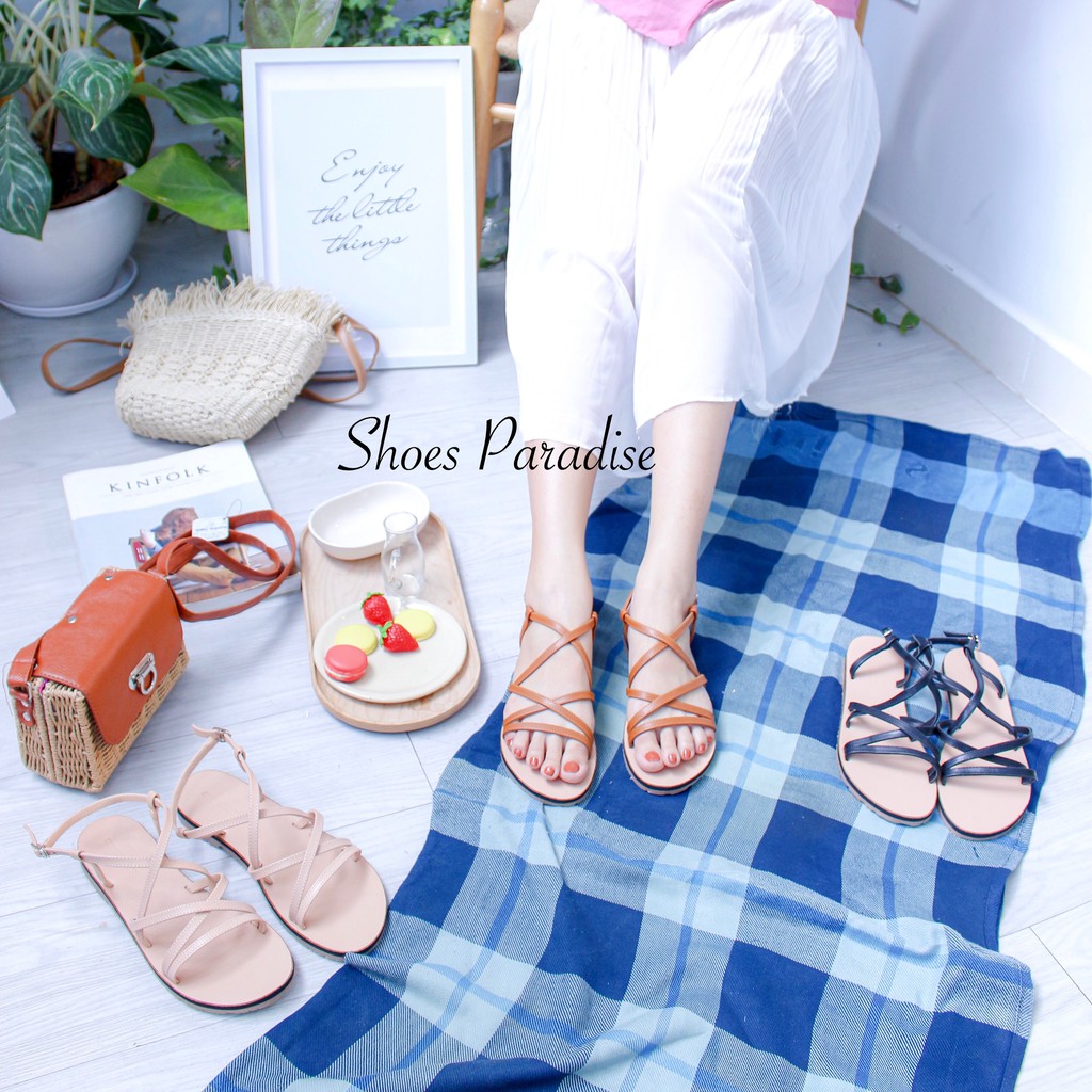 GIÀY SANDAL DÂY MẢNH Cá tính SANDAL NỮ SHOES PARADISE