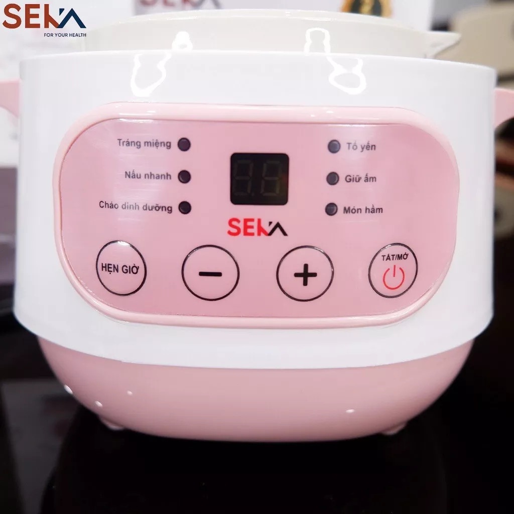 Nồi Nấu Cháo Chậm, Nấu Yến Cách Thuỷ SEKA Cao Cấp