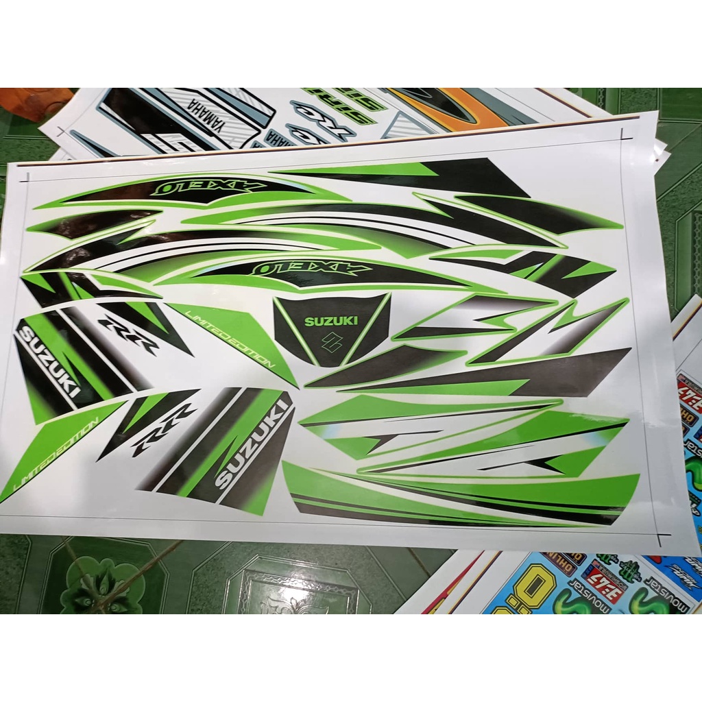 tem rời axelo xanh lá