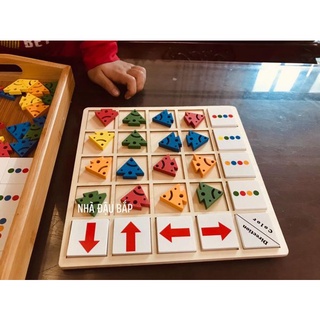 Bộ đồ chơi nhận biết phương tiện giao thông Montessori cho bé