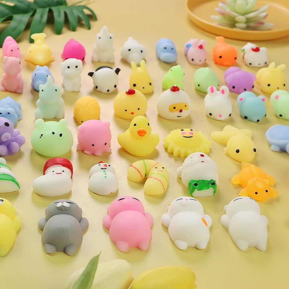 Squishy mini giá rẻ đồ chơi mochi slime dẻo nhật bóp tay giảm stress đa dạng mẫu mã