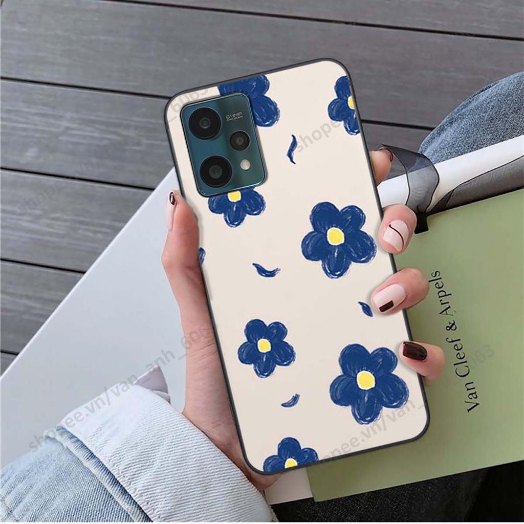 Ốp lưng Realme Realme 9 4G / 9i / 9 Pro / 9 Pro+ 5G in hình hoa, gấu rich bear nghệ thuật, thời trang