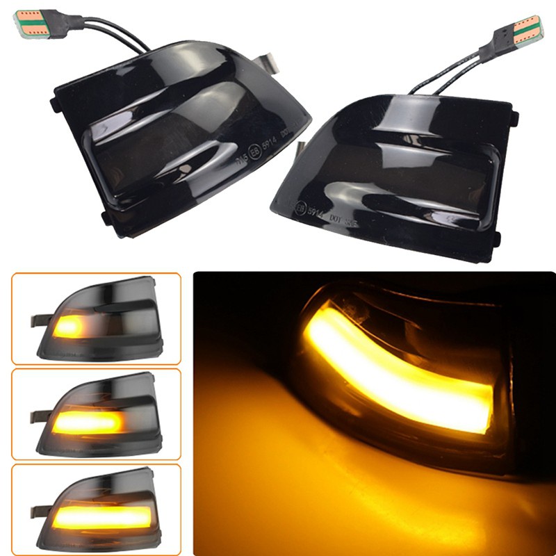 Set 2 Đèn Led Gắn Gương Chiếu Hậu Cho Ford Focus 2 Mk2 2004-2008 C-Max