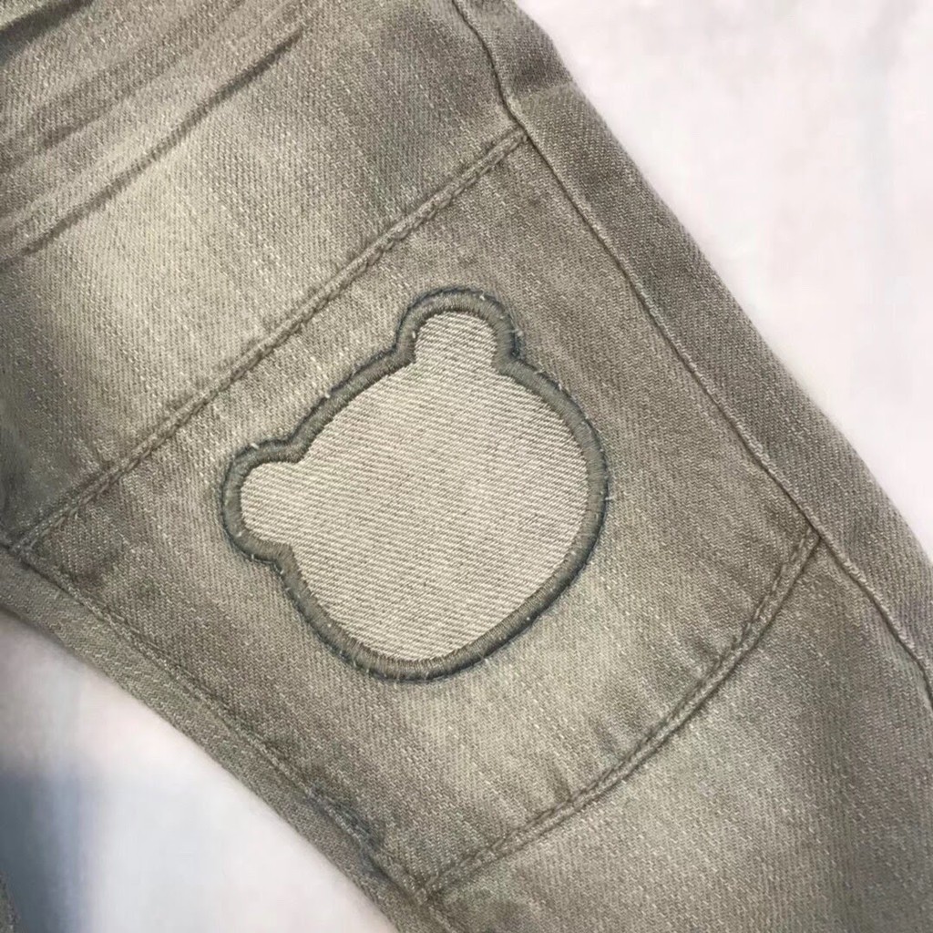 Quần jeans bé trai màu xanh rêu CREEEK