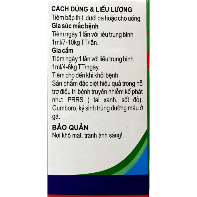 Hồi sức tăng lực cho vật nuôi GLUCO KC NAMIN Chai 100ml Công Ty MARPHAVET.