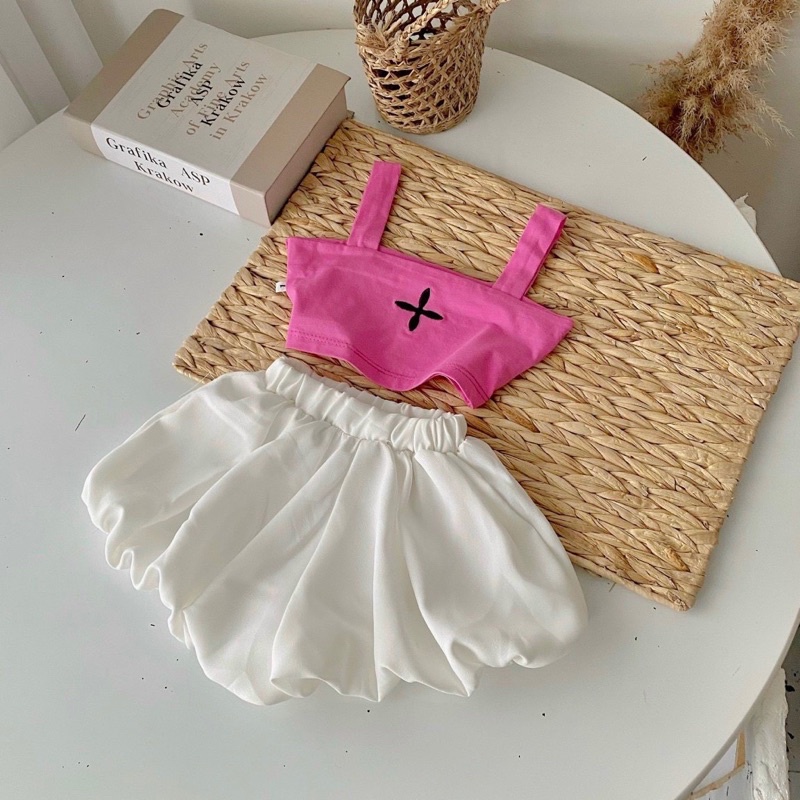 Bộ dấu + quần bồng bé gái