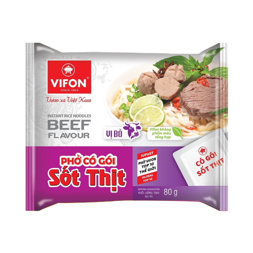 Phở Có Gói Sốt Thịt Bò 70g Vifon | BigBuy360 - bigbuy360.vn