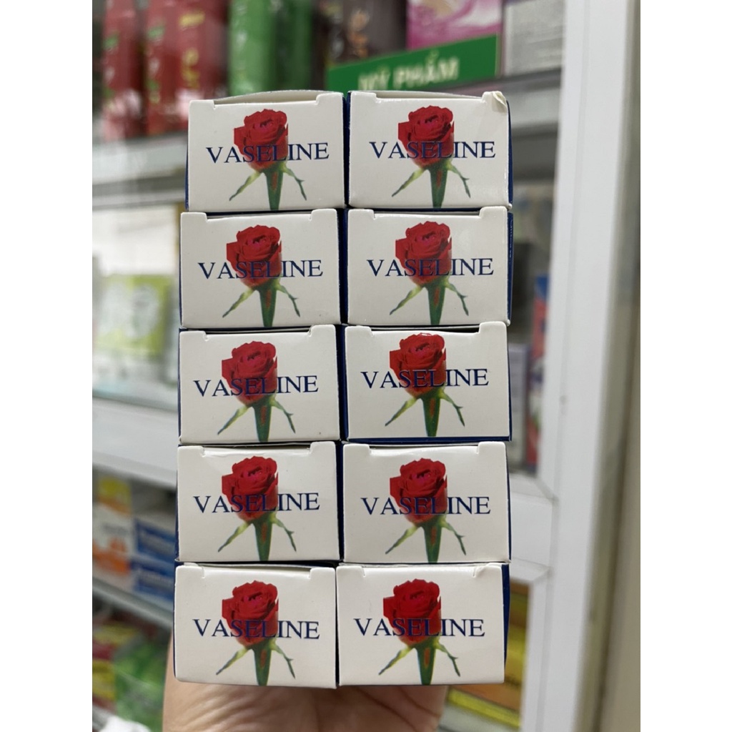Kem dưỡng da Vaseline hoa hồng bổ xung Vitamin E làm đẹp da tuýp 10g