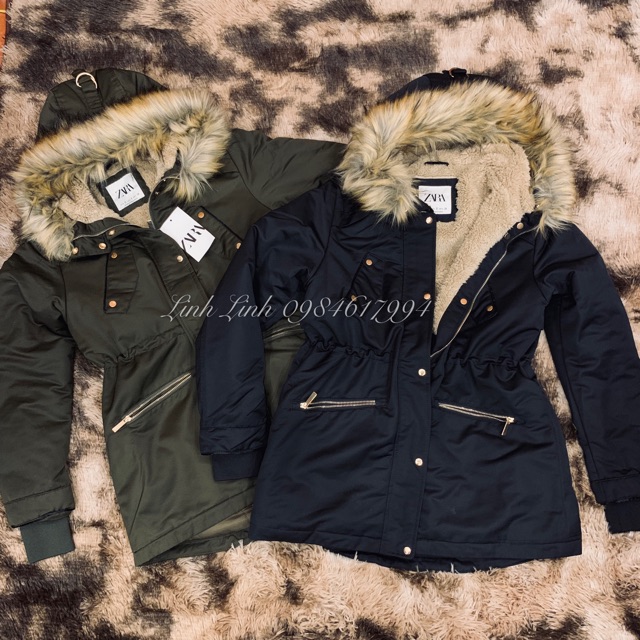 Parka mũ lông