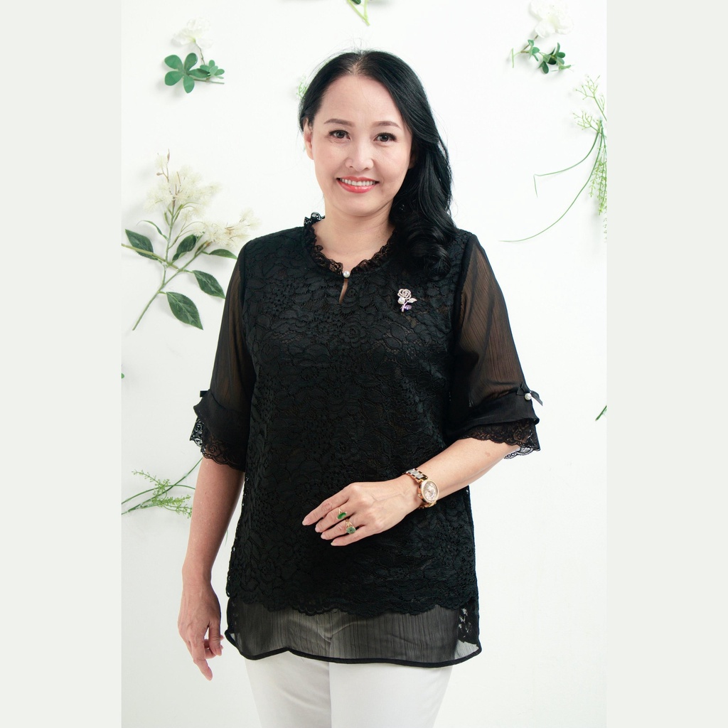 Madam Sotoni - Thời trang trung niên - Áo kiểu nữ trung niên - RVGD1101