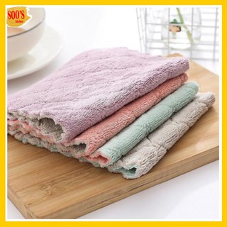 10 Khăn lau tay - Khăn lau bếp đa năng 2 mặt siêu thấm nước - Mộc Diệp