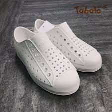 Giày nhựa đục lỗ Đi mưa native cho nam và nữ siêu nhẹ cao cấp NA07,