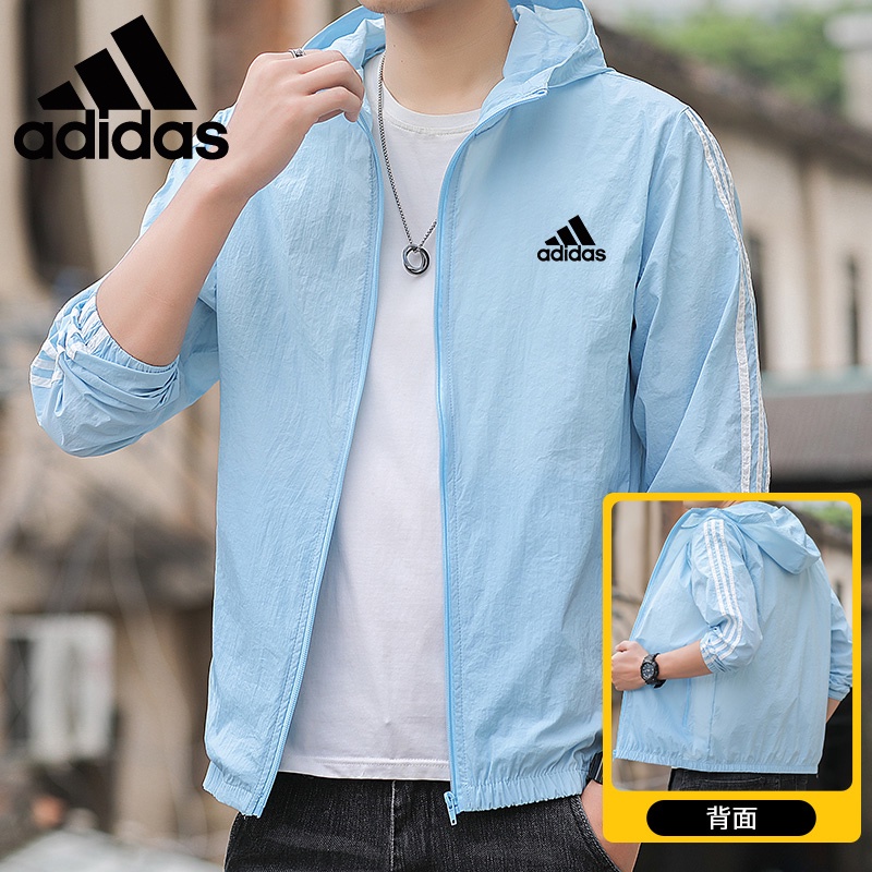 Áo Khoác Chống Nắng Adidas Chất Lụa Lạnh Siêu Mỏng Thoáng Khí Thời Trang Mùa Hè 2022 Cho Nam