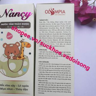 Nước tắm thảo Dược Nancy 220ml