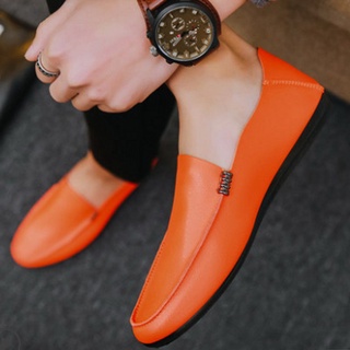 Giày Lười Da Đế Mềm Lịch Lãm Cho Nam
