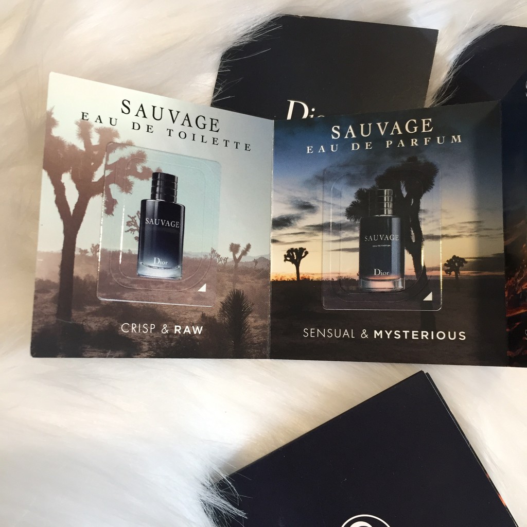 Mẫu thử nước hoa Sauvage 3 mùi (Parfum - EDP - EDT)