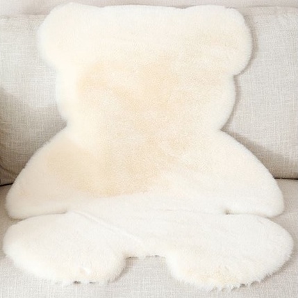 Thảm Lông Siêu Mềm Hình Gấu Hoạt Hình Đáng Yêu Trang Trí Phòng Khách