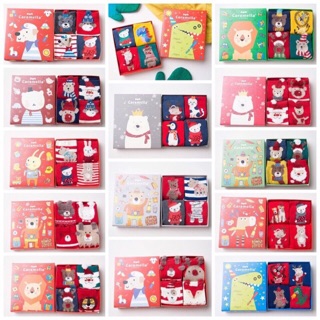 1 set 4 đôi tất caramelaaa size 1-8 tuổi