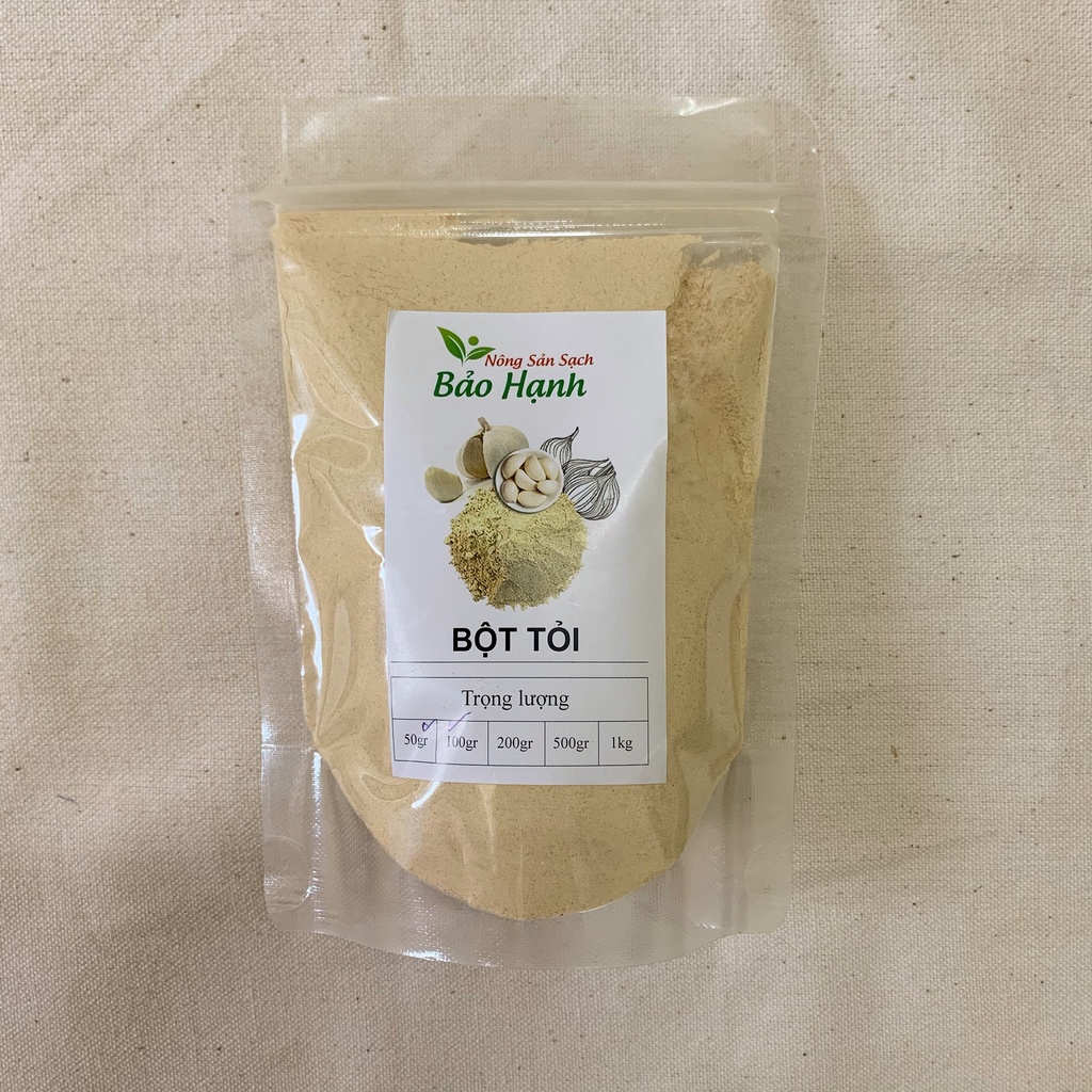 Bột tỏi nguyên chất 150gr - 1kg Garlic Powder Natural BH Spices chế biến thực phẩm 150gr – BHS009
