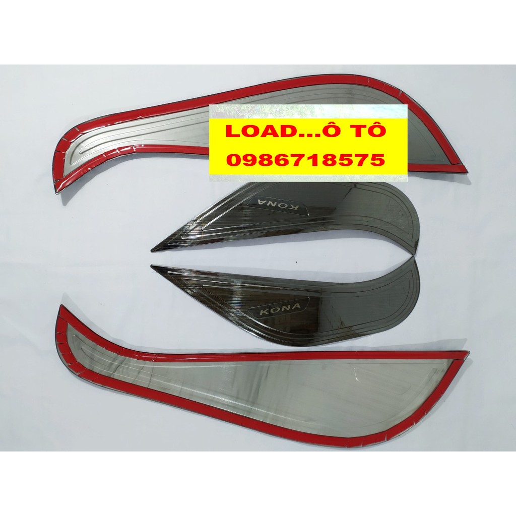 Tapbi Cánh Cửa, Màng Loa xe Huyndai Kona 2022-2018 Mẫu Vân Titan Cao Cấp, Bộ ốp Titan chống trầy xước Tapli