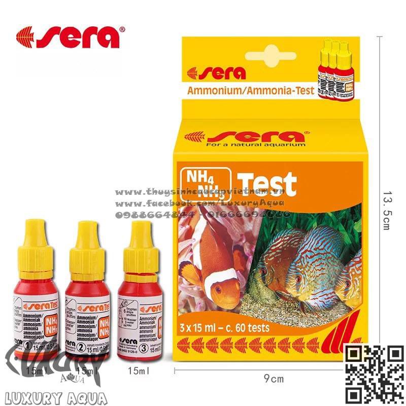 Bộ Test Kit Sera kiểm tra thông số NH3/NH4 nước