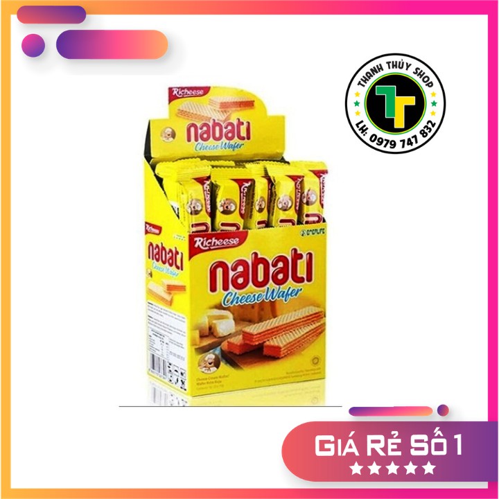 Bánh xốp phô mai hiệu Nabati hộp giấy lớn ăn siêu đã loại 320g | BigBuy360 - bigbuy360.vn