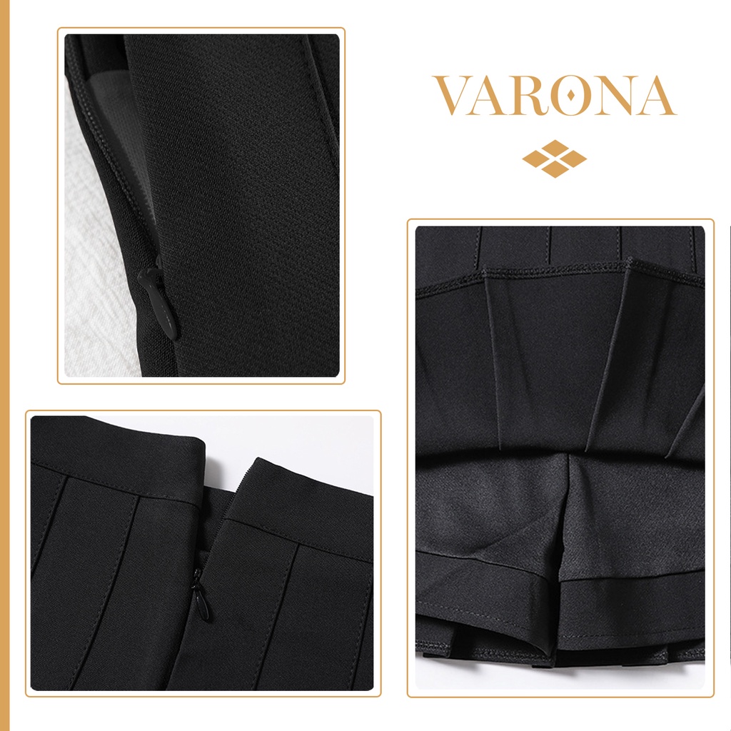 Chân váy tennis xếp ly ngắn lưng cao công sở đẹp bigsize VARONA STORE CV01 | BigBuy360 - bigbuy360.vn