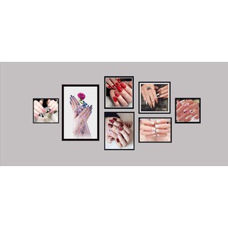 Tranh nail trang trí kích thướt chuẩn 7 tranh