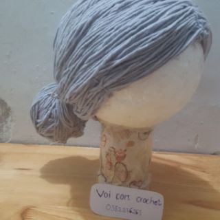 Bộ Nón len tóc giả  bà già