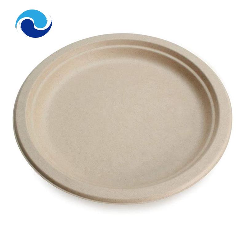 Set 50 Đĩa Giấy Dùng Một Lần 100% Thân Thiện Với Môi Trường Có Thể Phân Hủy Sinh Học