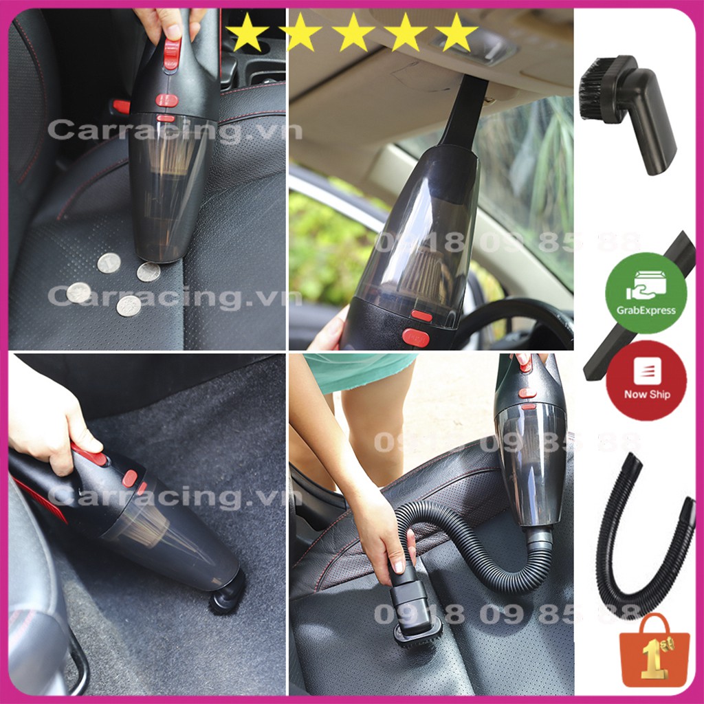 Máy hút bụi CARRACING Máy hút bụi mini cầm tay, lực hút khỏe, công suất lớn dùng trong ô tô - xe hơi - gia đình | BigBuy360 - bigbuy360.vn