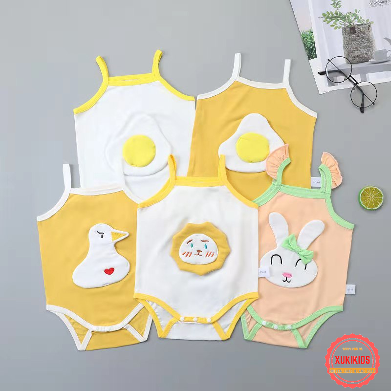 Body chip 2 dây hàng Quảng Châu mềm mát dành cho bé trai bé gái mặc hè