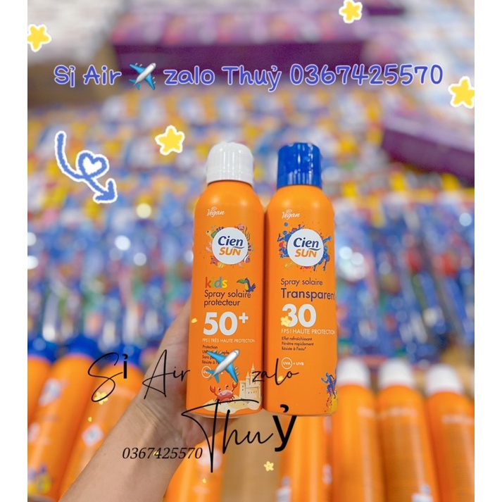 Chống nắng Cien Sun cho bé của Đức