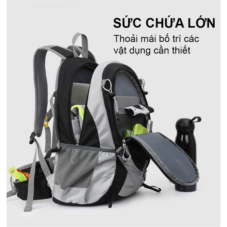 Balo du lịch, leo núi, trekking, dã ngoại OUTDOOR INOXTO chống thấm nước, kiểu dáng thể thao cỡ nhỏ