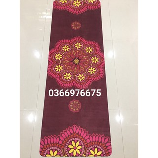 Thảm yoga du lịch hoa văn mẫu mới