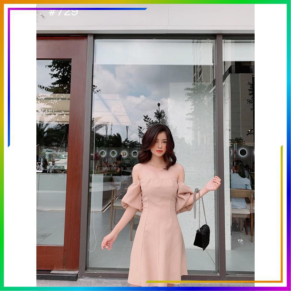 [HÀNG CAO CẤP] Đầm dự tiệc ôm body tay xòe phồng mặc được hai kiểu siêu xinh Titus Dress | BigBuy360 - bigbuy360.vn