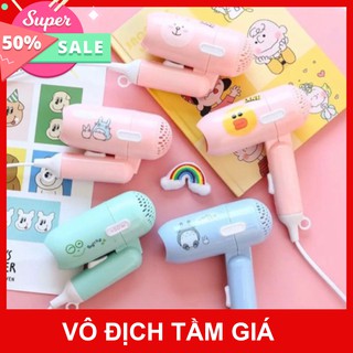 Máy Sấy Tóc Mini con Siêu Kute ❣️2 Chế Độ Gấp Gọn❣️ [Miễn Phí Vận Chuyển khi đơn đạt giá trị tối thiểu 200k]