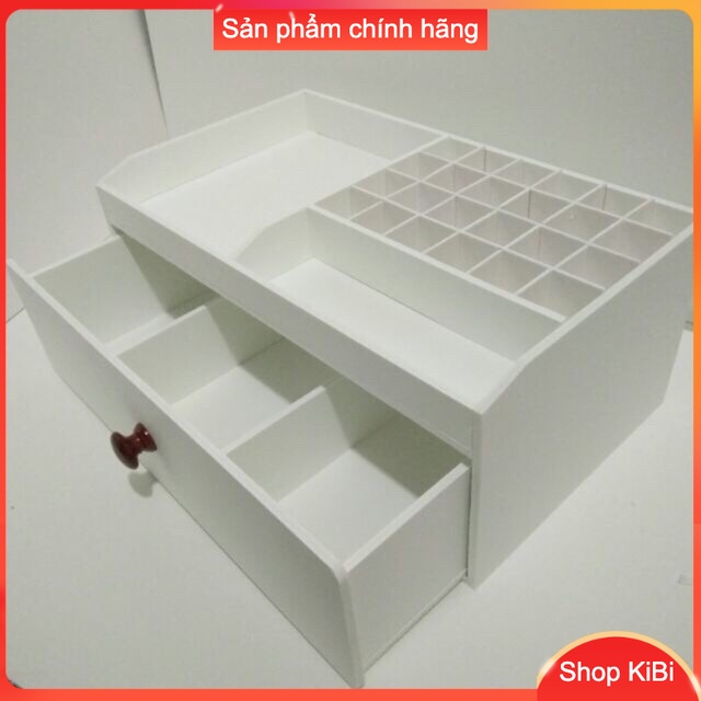 Kệ Mỹ Phẩm Thông Dụng Đại 35cm màu trắng