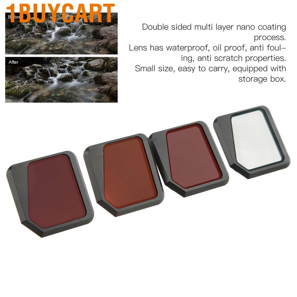1 bộ lọc ống kính máy ảnh 4 trong CPL ND16 ND32 ND64 cho DJI Mavic 3