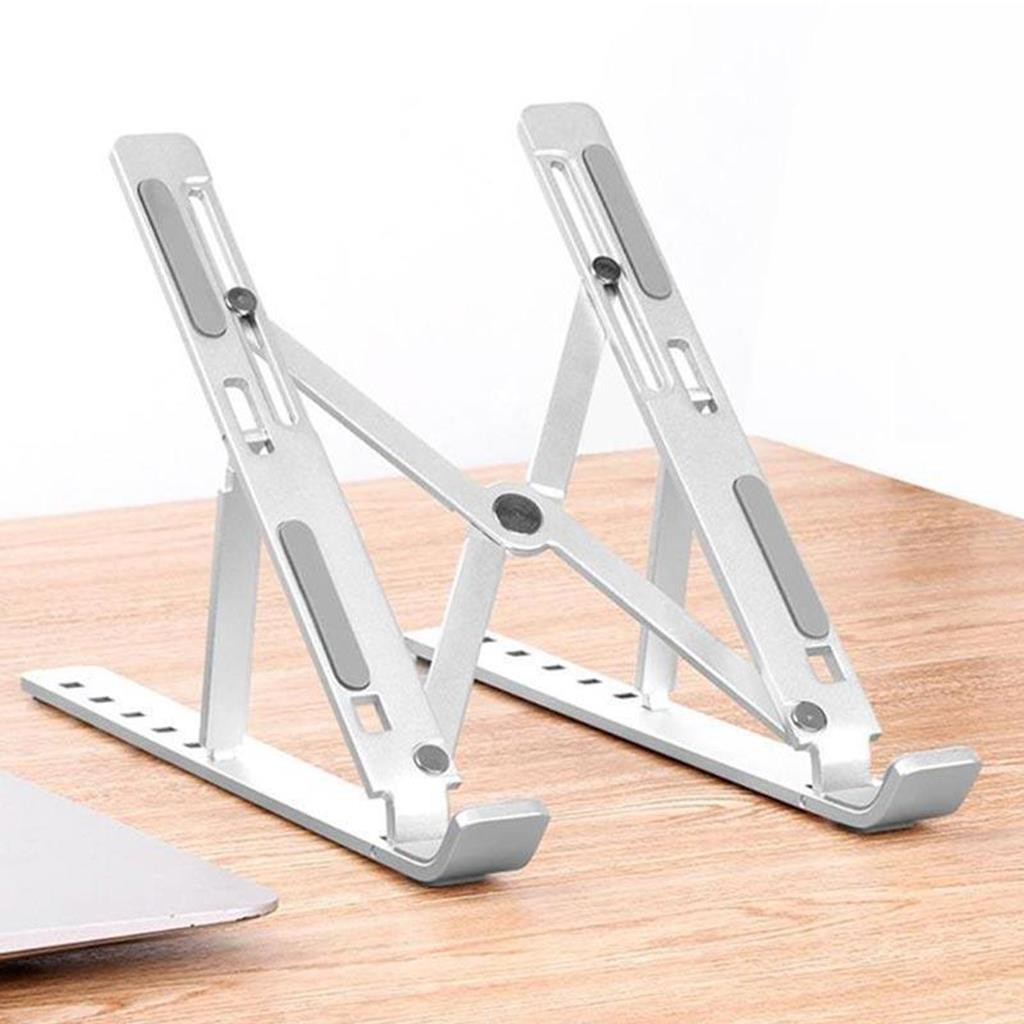 Giá Đỡ Laptop Stand Nhôm Có Thể Gấp Gọn Hỗ Trợ Tản Nhiệt Điều Chỉnh Độ Cao Để Máy Tính Xách Tay MacBook IPad 11-15 inch | BigBuy360 - bigbuy360.vn