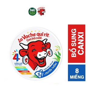 Phô mai Con Bò Cười 8 Miếng 112g – Vị truyền thống (La Vache qui Rit)
