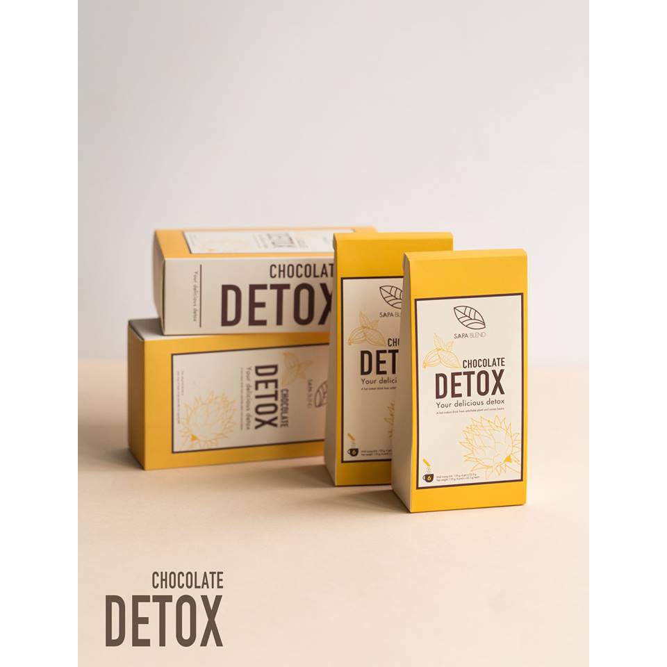 Nước uống Chocolate detox Cacao Actiso Traphaco sapa Hộp 12 gói