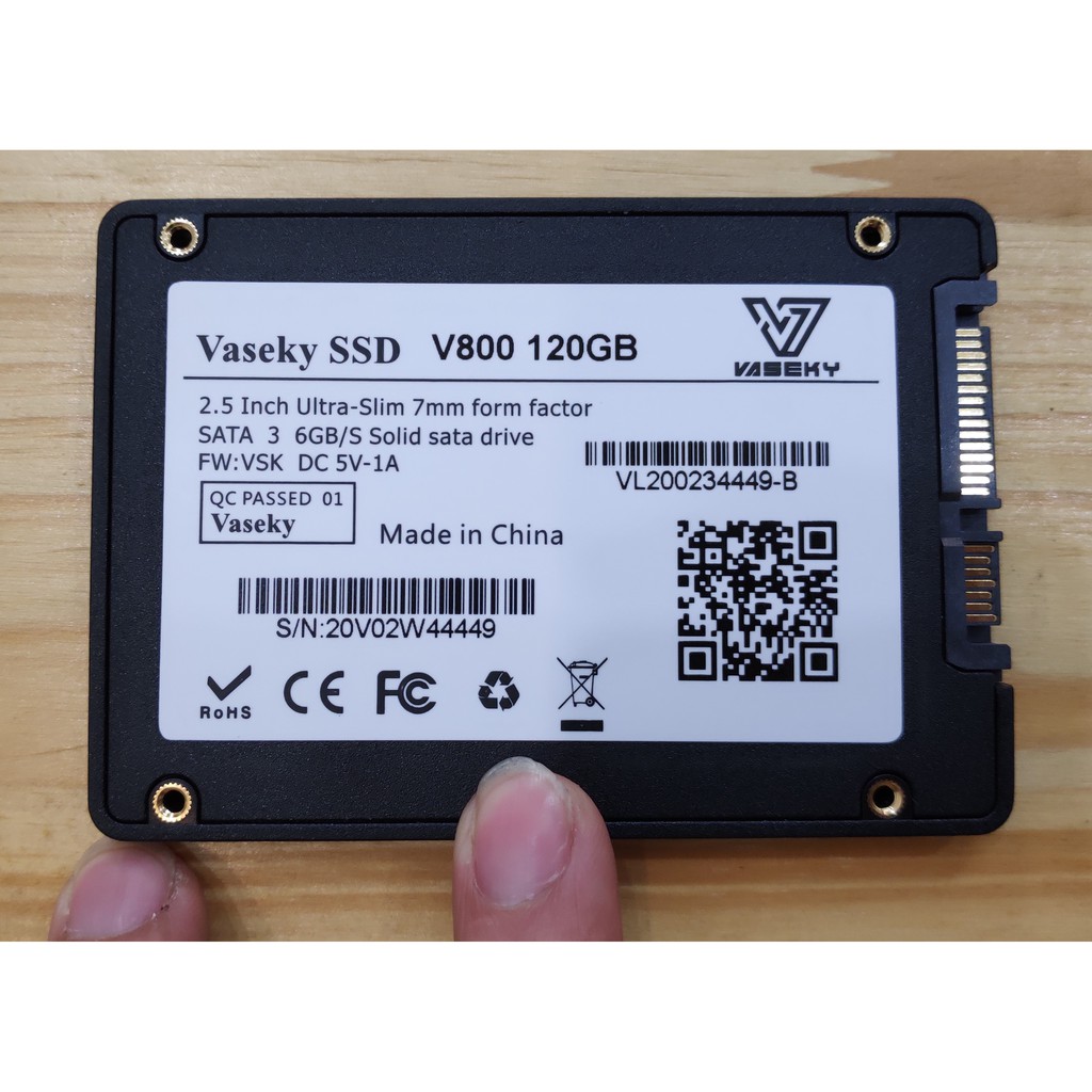 Ổ cứng SSD Vaseky V800 120GB mới bảo hành 36 tháng | BigBuy360 - bigbuy360.vn