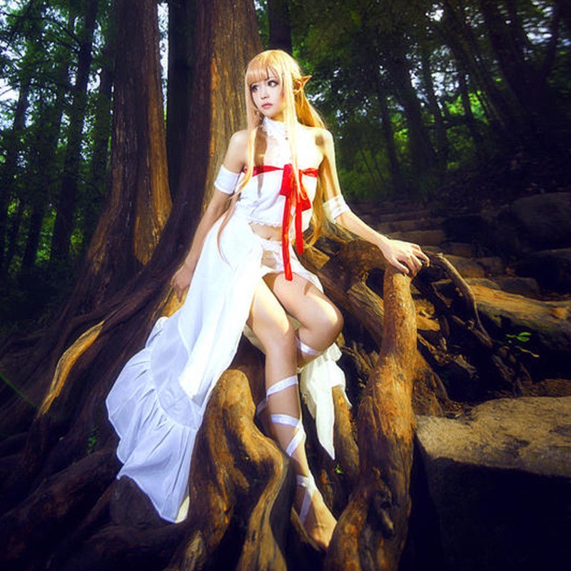 Bộ Đồng Phục Hóa Trang Nhân Vật Yuuki Asuna Trong Sword Art Online