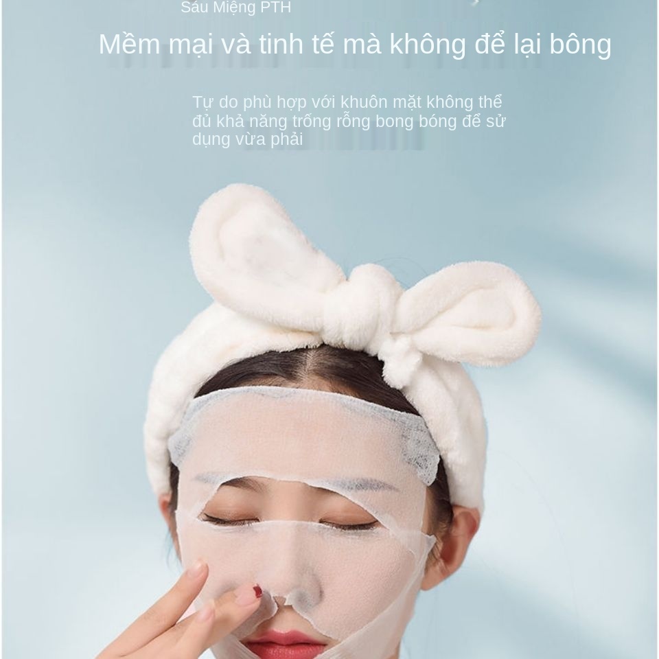 Tấm bông tẩy trang co giãn, loại mỏng chuyên dụng để nén ướt | BigBuy360 - bigbuy360.vn