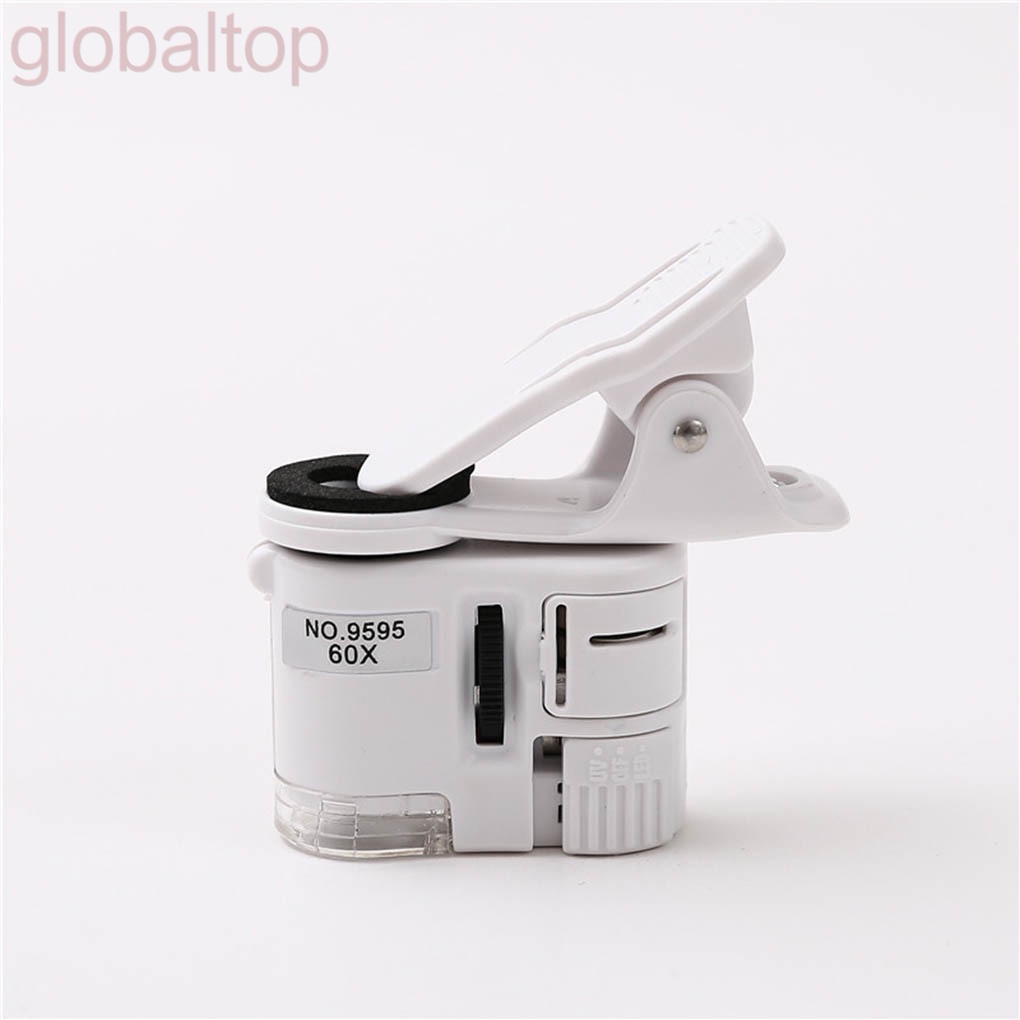 Ống kính phóng to 60 lần có đèn LED UV cho điện thoại