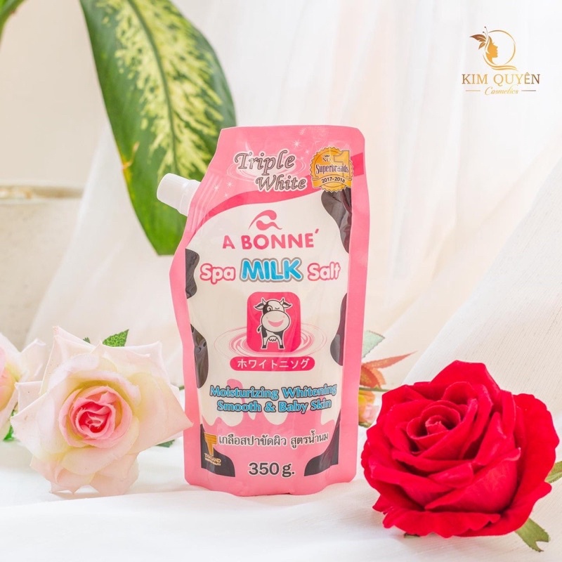 Muối Tắm Sữa Bò Tẩy Tế Bào Chết A Bonne Spa Milk Salt Thái Lan 350gr