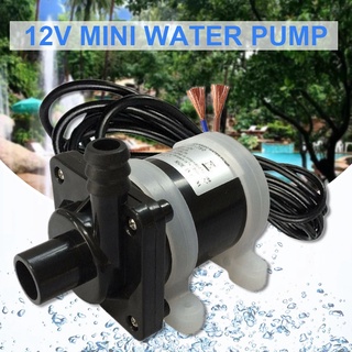 Máy bơm nước năng lượng mặt trời không chổi than mới Máy bơm nước áp suất cao Mini 12V Nâng 700L / H 5M ☆Yxbest