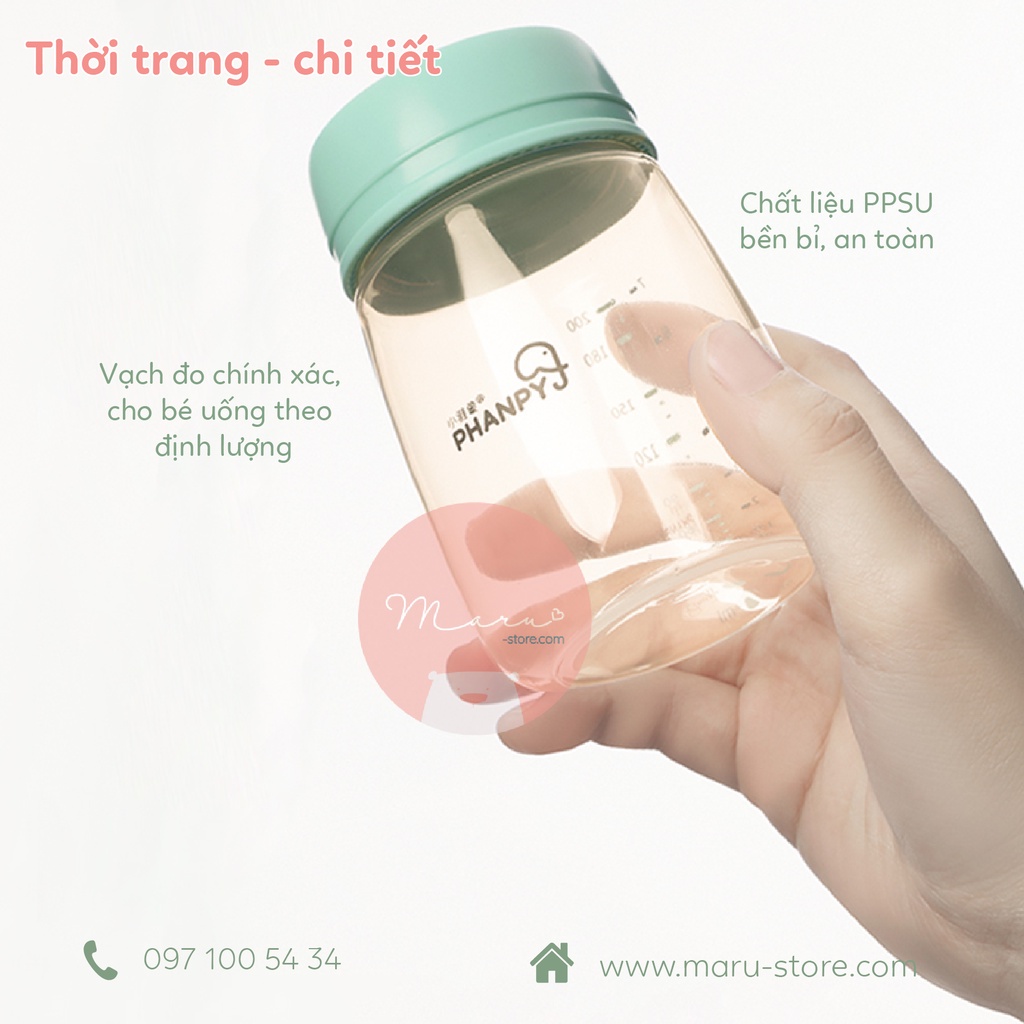 [Bộ 2 bình] Bình trữ sữa mẹ nhựa PPSU cao cấp 200ml