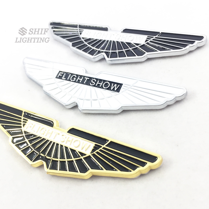 Miếng dán trang trí logo ASTON MARTIN WING FLIGHT SHOW độc đáo dành cho xe hơi